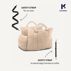Cama de Viaje <span class=keywords><strong>para</strong></span> <span class=keywords><strong>Perros</strong></span>, Modelo 2026, Popular, en Oferta, Personalizable, Suave, Elegante, Portátil, Color Beige, Tipo Teddy - Product Image 3