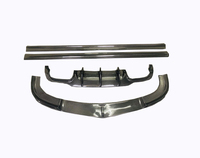 Runde En Fiber De Carbone Matériel Pour 11-14 Mercedes-Benz C-CLASS W204 C63 Corps Kit Avant Lip Lèvre Arrière Côté Jupe