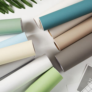 Papel pintado autoadhesivo de PVC de color sólido resistente a los arañazos para puerta de <span class=keywords><strong>armario</strong></span> decorativo <span class=keywords><strong>restaurado</strong></span> - Product Image 1