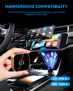 อะแดปเตอร์ VASTFLY LD-CP19-Y CP19 Wireless CarPlay สำหรับรถยนต์โดยสาร BYD <span class=keywords><strong>MG</strong></span> ปี 2020-2026 ได้รับการรับรองมาตรฐาน CE/FCC รองรับ <span class=keywords><strong>Android</strong></span> <span class=keywords><strong>Auto</strong></span> แบบพกพา - Product Image 6