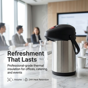 Distributeur de café isotherme commercial en acier inoxydable avec pompe à vide - Product Image 3