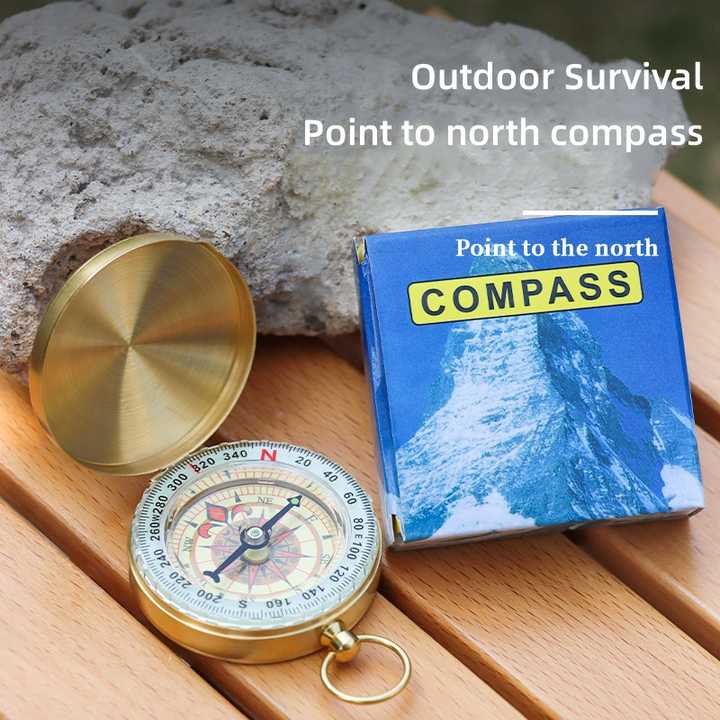 Camping Survival Compass, Accurate Waterproof Multi-purpose Pocket ...