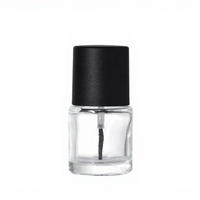 Bouchon de bouteille de vernis à ongles et brosse FC444 bouchon pp cylindre classique pour emballage de vernis à ongles logo privé OEM sur le bouchon de cosmétiques