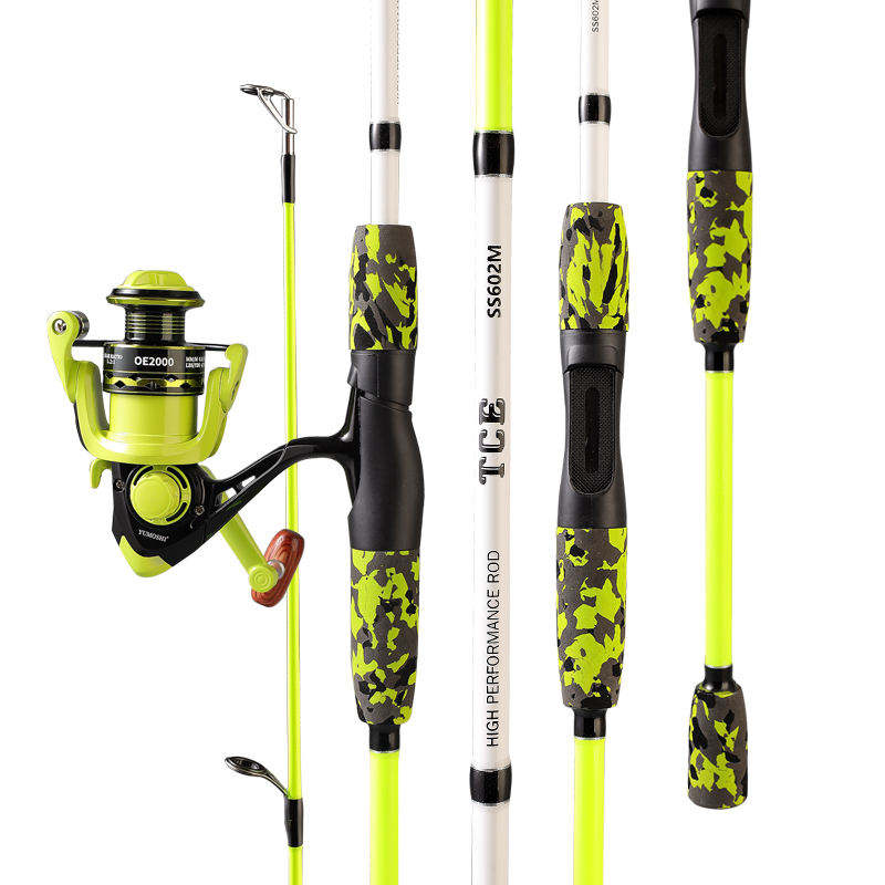 Tige jaune de 1.8m avec la bobine 2000 #