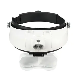 1.0X-3.5X Verlichte Helm Tattoo Light Led Vergrootglas