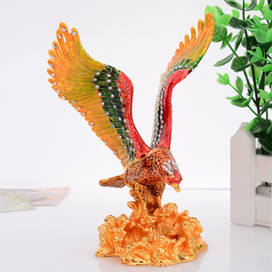 Caja de baratija de águila de yiwu, joyería de cristal de buena calidad para manualidades, Faberge - Product Image 4