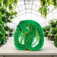 Filet de soutien réutilisable en HDPE tricoté vert gazon pour plantes grimpantes, résistant aux intempéries, avec service de découpe pour serres et fermes