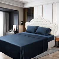 Parure de draps en viscose de bambou 100% biologique, 300TC, draps en bambou 100% biologique, tailles Twin, Full, Queen, King