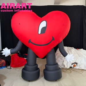 Muñeco Inflable con Forma de Corazón de Dibujos Animados para Decoración Navideña - Product Image 6