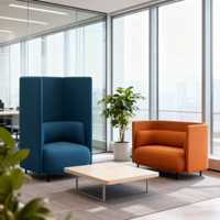 Ensemble de canapés d'espace de travail créatif personnalisable pour la lecture de loisirs et les négociations VIP dans les espaces publics pour les chambres à coucher