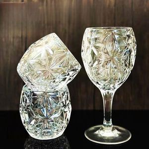 Food Grade Shatterproof Thickened Acrylic Diamond <b>Crystal</b> Red Wine Whiskey Brandy Shot <b>Glass</b> <b>Glasses</b> - Product Image 1