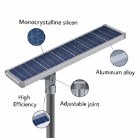 Farola LED Solar DC con Certificación IP66, CCC, CE y RoHS, Batería Lifepo4, Aluminio, Garantía de 5 Años, Montaje en Pared para Carreteras, Regulable, 120