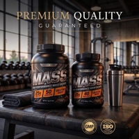Poudre de masse protéinée 1kg – Complément nutritionnel énergétique – Marque privée – Programme de vente en gros pour les canaux de fitness – Options d'approvisionnement
