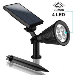 Projecteur <span class=keywords><strong>solaire</strong></span> 7 LED étanche IP65/IP67 avec piquet de sol, panneau <span class=keywords><strong>solaire</strong></span>/batterie/LED DC <span class=keywords><strong>pour</strong></span> jardin, arbre, allée, aménagement paysager - Product Image 4