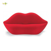 Meilleures Ventes : Canapé Moderne pour Salon, Canapé en Forme de Lèvres Rouge Sexy, Chaise de Café de Luxe Style Européen