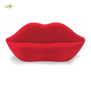 Muebles modernos para el hogar, sala de estar, con forma de labios, sexy, rojo, sofá de labios - Product Image 4