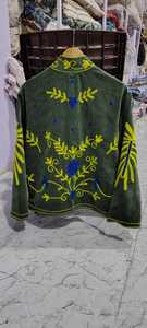 เสื้อแจ็คเก็ตบอมเบอร์กำมะหยี่ถักปักลายซูซานีคุณภาพสูง สไตล์โบโฮแบบสองด้าน แต่งลายตัวอักษร วินเทจ ฮิปปี้ อุ่นสบายสำหรับฤดูหนาว - Product Image 2