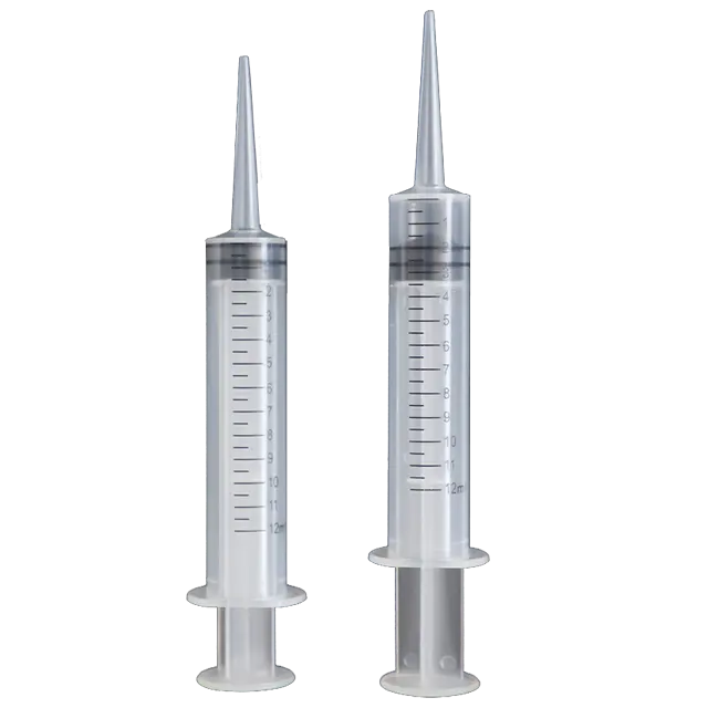 Disposable dental irrigation syringe medical needle