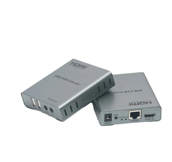 New HDMI 2.0 4K @ 60HZ 60M HDMI Extender 1080P 120M by Ethernet RJ45 CAT5e/6 Cat6 Cable Extension With IR Remote Laptop PC DVD to TV