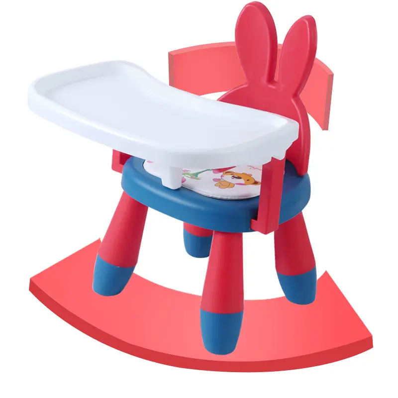 Fabrika fiyat çok amaçlı çocuklar sandalye kılıfı ve masa besleme yemek sandalyeleri bebek sandalyesi ayrılabilir yemek tabağı ile