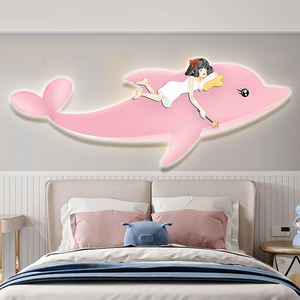 Quadro LED Decorativo per Cameretta Bambini, Stampa HD di Balena Cartoon, Arte da Parete Personalizzata all'Ingrosso - Product Image 2