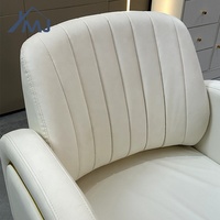 Tabouret de coiffure pour salon de coiffure Chaise d'attente de salon de coiffure pivotante à 360 degrés