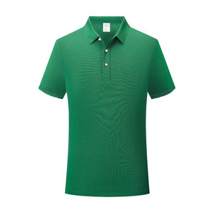 Polo Shirt Short Sleeve Solid Color Polyester Fabric Daily Wear School Uniforms - Product Image 3