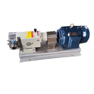 Stainless Steel Sanitary Rotary Lobe <b>Pumps</b> Food Grade Liquid - Product Image 1