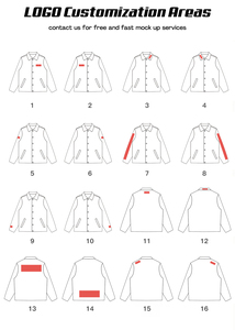 Chaquetas vaqueras lavadas estilo clásico unisex con hombros caídos logotipo personalizado chaqueta vaquera estilo trabajo - Product Image 5