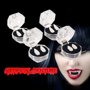 Suministro de Dientes Postizos de Resina Reutilizables para Disfraces de Halloween, Vampiro, Zombi, Accesorios de Simulación para Adolescentes y Niños - Product Image 4