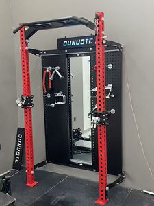 家用健身器材史密斯杠铃衣架全橡胶重量壁挂式平板哑铃壁挂式折叠下蹲架 - Product Image 4