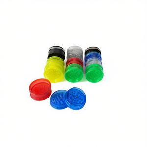 <b>Herb</b> <b>Grinders</b> 12 Pc Set Colorful Plastic 4 Piece <b>Herb</b> <b>Grinder</b> For Smoking Accessories - Product Image 2