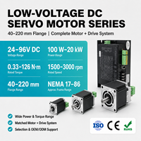 Moteur servo DC à aimant permanent sans balais à couple élevé 20 kW 24V-96V, efficacité IE3, protection IP55, AGV/AMR/Robot