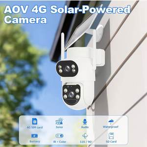 Cámara de Seguridad Inalámbrica Yoosee Inteligente de 2 Lentes, con Energía Solar, 4G, Alta Definición, Sonido y Luz, Alarma, Visión Nocturna a Todo Color, para Exteriores - Product Image 2