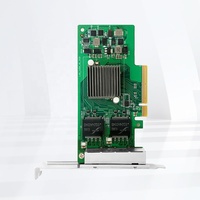 Tarjeta de Red Intel I350AM4 con Tecnología de Aceleración Antiinterferencias, Cada Puerto Independiente, Compatible con MAC y Sistema ROS, Arranque desde la Tarjeta de Red