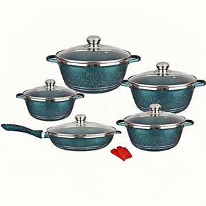 Juego <span class=keywords><strong>de</strong></span> Utensilios <span class=keywords><strong>de</strong></span> Cocina <span class=keywords><strong>de</strong></span> Aluminio Antiadherente <span class=keywords><strong>de</strong></span> Alta Calidad a <span class=keywords><strong>Precio</strong></span> Económico, Sartenes y Ollas con Revestimiento <span class=keywords><strong>de</strong></span> Granito Antiadherente para Cocinar - Product Image 5