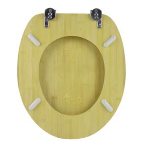 博凡环保型带锌铰链的博凡环保型竹制马桶座圈 - Product Image 2