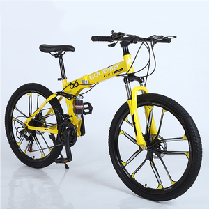 Gran oferta, bicicleta de montaña plegable barata, Ciclo de 20/24/26 pulgadas con marco de acero personalizado, engranajes, rueda, bicicleta plegable para adultos - Product Image 3