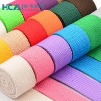 Stock 25mm épaisseur de gros polyester/coton tissé ruban sangles pour sacs ceinture chaussures