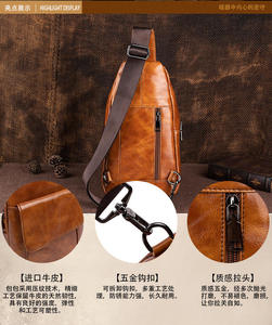 Sac bandoulière rétro en cuir de vachette Andong pour homme, sac de voyage, sac messager d'affaires, sac à main multifonctionnel - Product Image 5