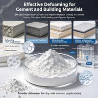 Défoamer en poudre haute performance SH-E550 pour systèmes cimentaires, mortier, béton, auto-nivelant et matériaux de construction en gypse