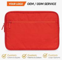 Sac de transport portable pour ordinateur portable, housse rembourrée personnalisée, étui durable et imperméable pour ordinateur portable, rangement quotidien pour étudiants et trajets.