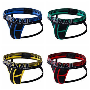 Bikini transparente para hombre, Tanga Sexy Gay, suspensorio, Color negro, bóxer de moda de Color sólido - Product Image 6