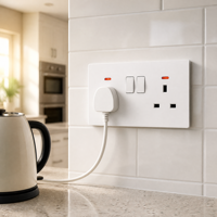 Prises et interrupteurs électriques muraux de haute qualité pour la maison, norme britannique universelle