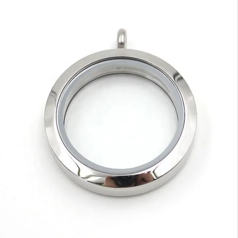 316L stainless steel wholesales glass floating locket living memory floating locket put floating living charms as gifts