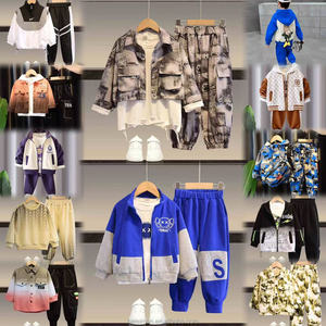 Conjunto de dos piezas Autumgirl para niños, suéter de cuello redondo de dibujos animados de oso con mangas largas y pantalones de algodón 100% informales inteligentes - Product Image 2