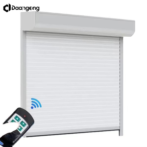 Porte enroulable en aluminium pour les devantures de magasins de détail avec lattes légères anti-corrosion et sangle de traction manuelle - Product Image 4