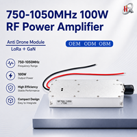 Module amplificateur de puissance RF GaN 100W 750-1050MHz pour système anti-drone