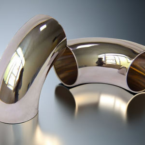 XINGYAO Hygiène de soudage Coude à 180 degrés - Polissage <span class=keywords><strong>double</strong></span> face Haute pression Modèle DN50 pour applications alimentaires/boissons/<span class=keywords><strong>lait</strong></span> - Product Image 5