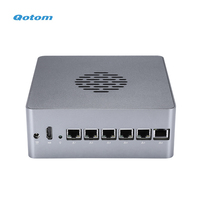 Mini PC Barebone con 6 Puertos LAN Intel I210 LGA1151 para CPU Core de 6ª a 9ª Generación, Firewall, Router, Refrigeración Activa
